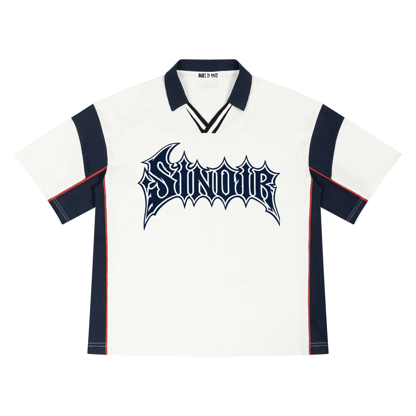 Sinoir Boxy Color Block Polo Shirt
