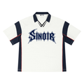 Sinoir Boxy Color Block Polo Shirt