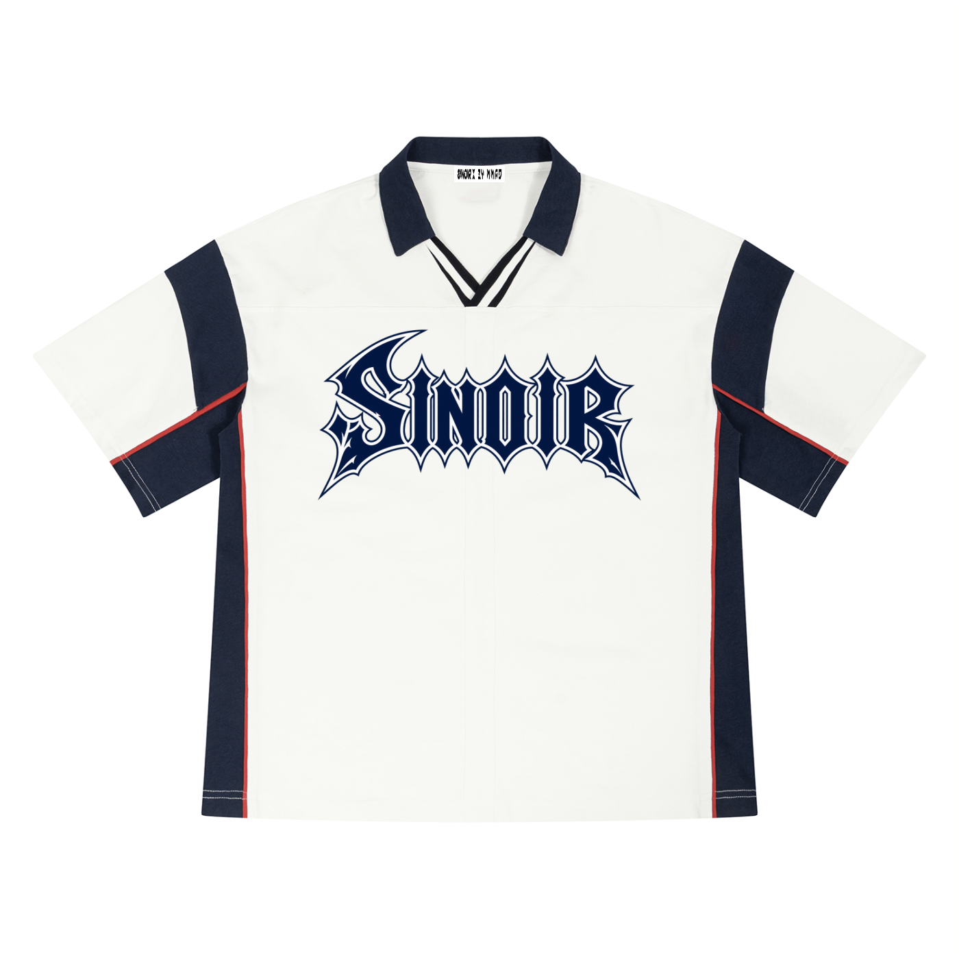 Sinoir Boxy Color Block Polo Shirt